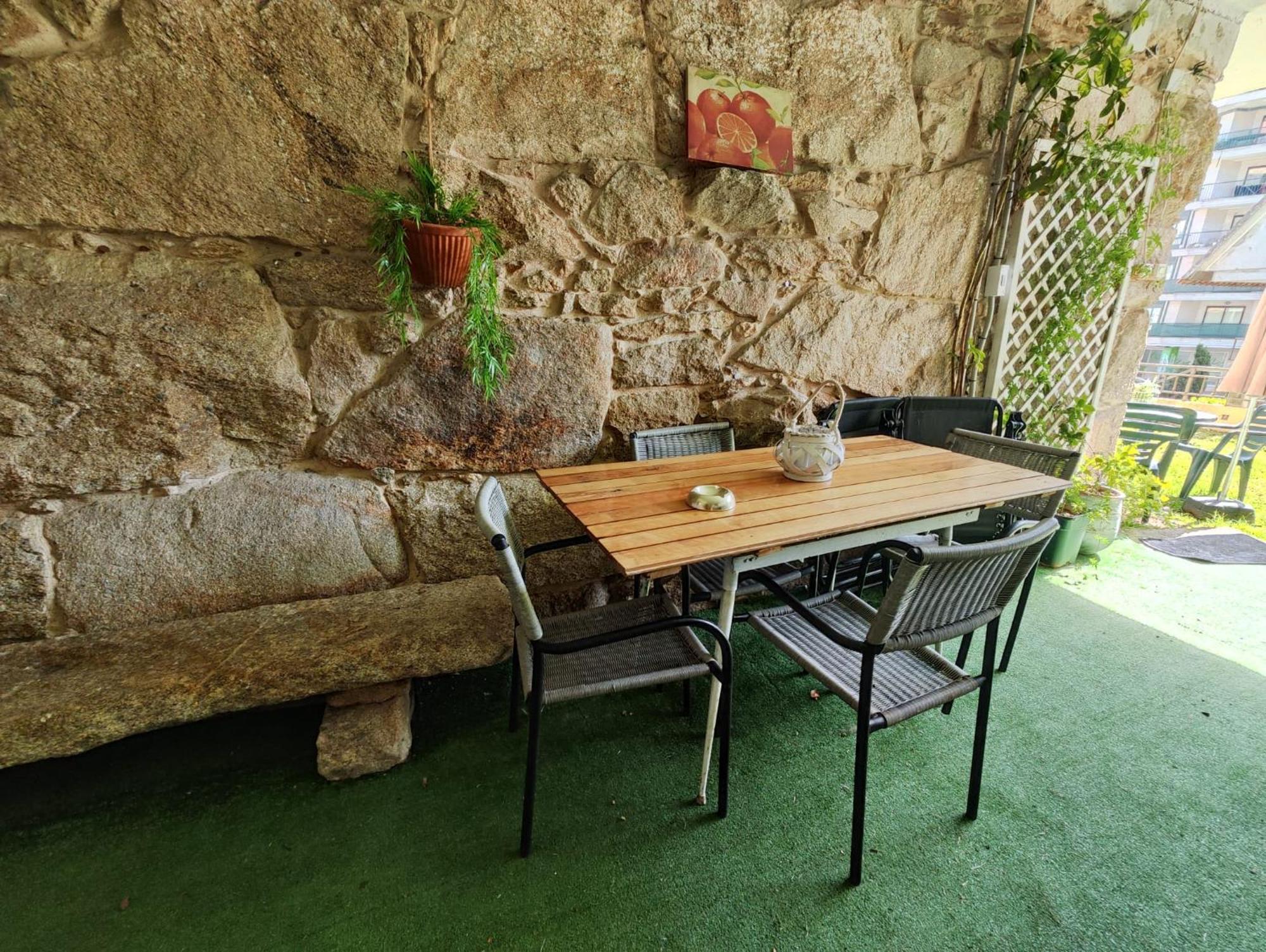Baiona, 3 Dormitorios Con Jardin Eksteriør bilde